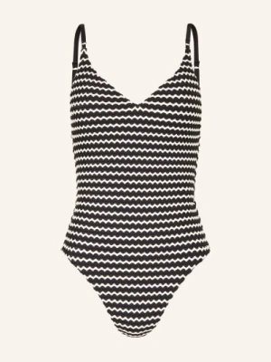 Seafolly Strój Kąpielowy Mesh Effect schwarz