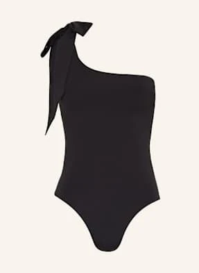 Seafolly Strój Kąpielowy Na Jedno Ramię Beau Bow schwarz