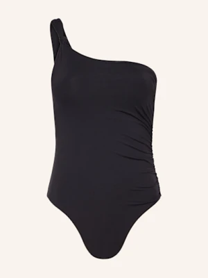 Seafolly Strój Kąpielowy Na Jedno Ramię Seafolly Collective schwarz CZARNY