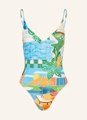 Seafolly Strój Kąpielowy Sunset blau