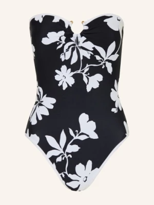 Seafolly Strój Kąpielowy Typu Bandeau Mayflower schwarz