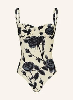 Seafolly Strój Kąpielowy Z Fiszbinami Rococo schwarz