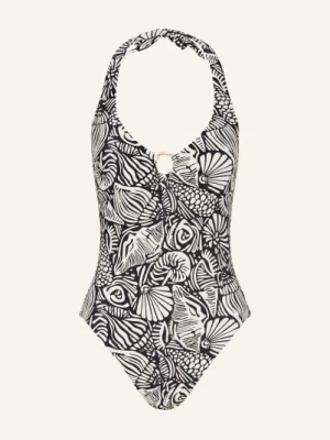 Seafolly Strój Kąpielowy Z Wiązaniem Na Szyi Shells schwarz