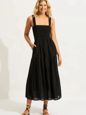 Seafolly sukienka bawełniana Faithful Midi Dress