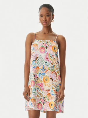 Seafolly Sukienka letnia Beach Bohème 55773-DR Kolorowy Regular Fit