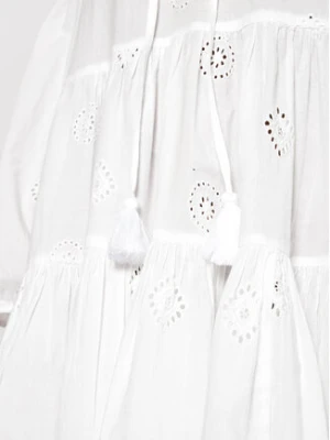 Seafolly Sukienka letnia Embroidery 54155 Biały Regular Fit