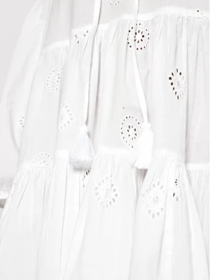 Seafolly Sukienka letnia Embroidery 54155 Biały Regular Fit