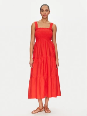 Seafolly Sukienka letnia Faithful 55452-DR Pomarańczowy Regular Fit