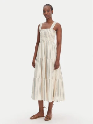 Seafolly Sukienka letnia Faithfull 55649-DR Beżowy Regular Fit