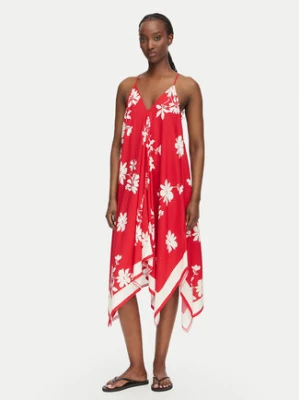 Seafolly Sukienka letnia Mayflower 55740-DR Czerwony Regular Fit