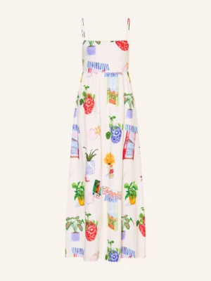 Seafolly Sukienka Plażowa La Boca Z Lnem weiss