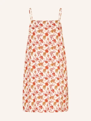 Seafolly Sukienka Plażowa Summer Chintz Z Lnu rosa różowy