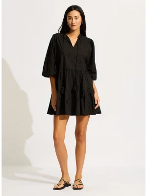 Seafolly Sukienka w kolorze czarnym rozmiar: M / L