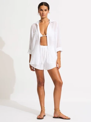Seafolly Szorty w kolorze białym rozmiar: M