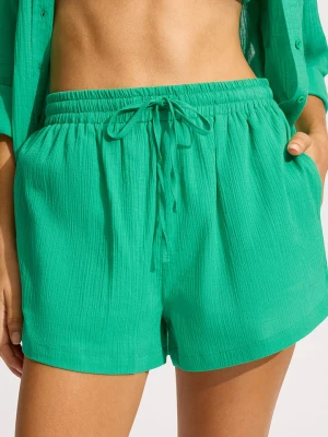 Seafolly Szorty w kolorze zielonym rozmiar: S