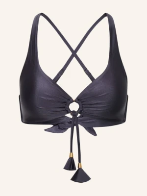 Seafolly Top Bikini Typu Braletka Belle Z Wycięciem blau