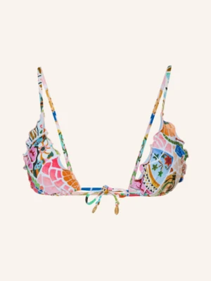 Seafolly Top Bikini W Trójkątnym Kroju Beachbohème pink