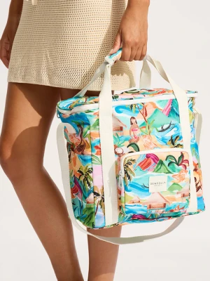 Seafolly Torba plażowa ze wzorem - 30 x 30 x 20 cm rozmiar: onesize