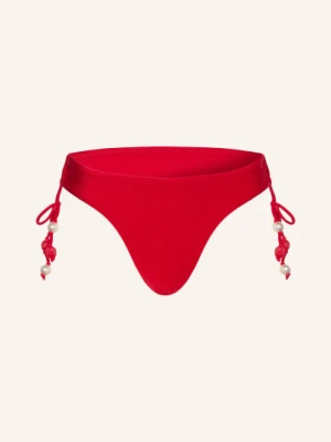 Seafolly Trójkątne Figi Bikini Palermo Loop Z Ozdobnymi Perełkami rot