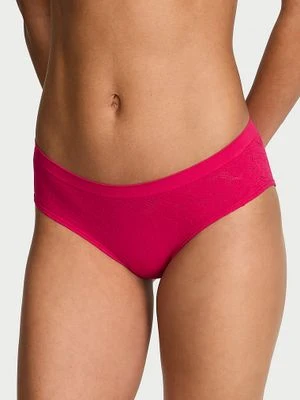 Seamless Majtki Floral Rib Hiphugger Victoria's Secret
