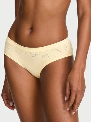Seamless Majtki Floral Rib Hiphugger Victoria's Secret
