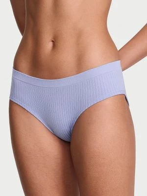 Seamless Majtki Seamless Sheer Rib Hiphugger Victoria's Secret Niebieski