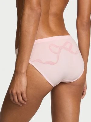 Seamless Majtki z kokardką z tyłu Seamless Bow Bikini Victoria's Secret