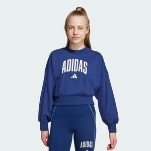 Seasonals Essentials Collegiate Typography Crewneck Sweatshirt Kids Adidas