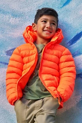 Seasons II ocieplana dziecięca kurtka - Neon Orange Mountain Warehouse