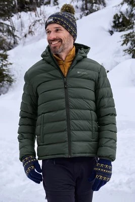 Seasons —-męska ocieplana kurtka z podszewką z futra - Green Mountain Warehouse