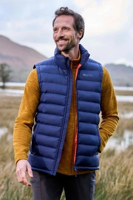 Seasons - ocieplana kamizelka męska - Navy Mountain Warehouse