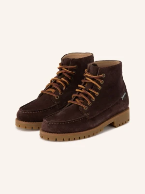 Sebago Botki Sznurowane Parker braun CIEMNOBRĄZOWY