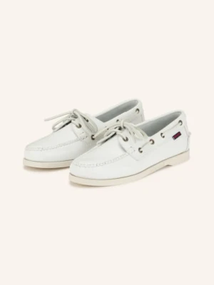 Sebago Buty Żeglarskie Docksides Portland weiss