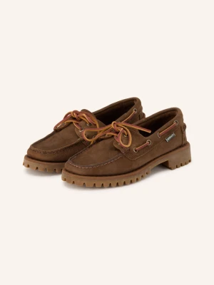 Sebago Buty Żeglarskie Ranger Muddy schwarz BRĄZOWY