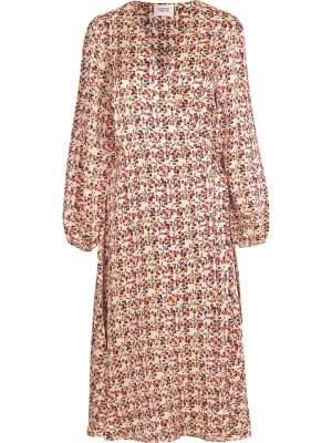 SECOND FEMALE Sukienka "Decor" w kolorze beżowo-jasnoróżowym rozmiar: XS