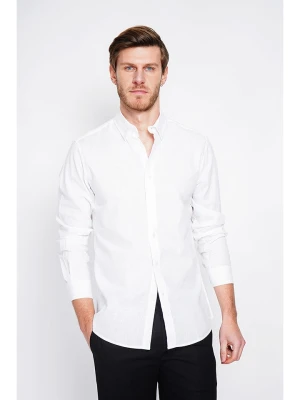 Secret du Lin Lniana koszula w kolorze białym rozmiar: 48