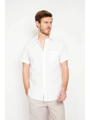 Secret du Lin Lniana koszula w kolorze białym rozmiar: 52