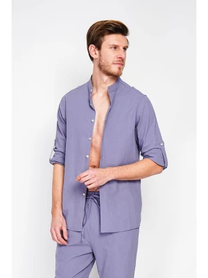 Secret du Lin Lniana koszula w kolorze fioletowym rozmiar: 52