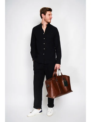 Secret du Lin Lniane spodnie w kolorze czarnym rozmiar: 44