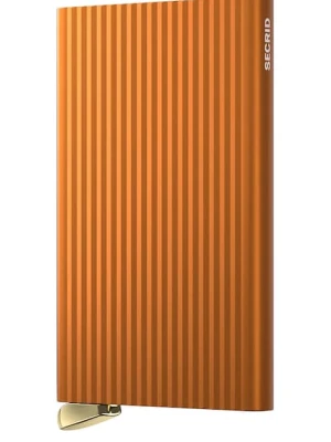 Secrid etui na karty FLUTED kolor pomarańczowy