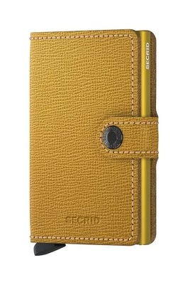 Secrid portfel Crisple Ochre kolor żółty