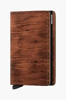 Secrid portfel kolor bordowy Portfel Secrid Slimwallet Dutch Martin Whiskey SDM-WHISKEY