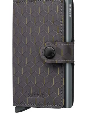 Secrid portfel OPTICAL kolor szary Portfel Secrid Miniwallet Optical MOP-BLACK-TITANIUM