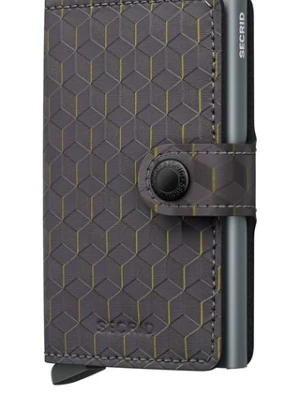 Secrid portfel OPTICAL kolor szary Portfel Secrid Miniwallet Optical MOP-BLACK-TITANIUM