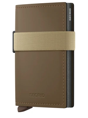 Secrid portfel RFID skórzany MATTE brązowy