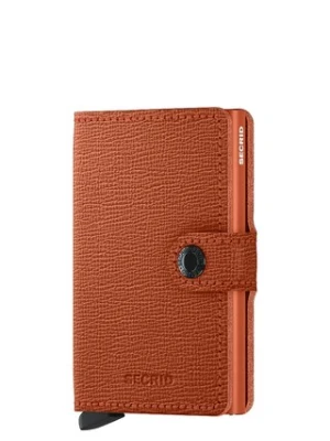 Secrid portfel skórzany CRISPLE kolor pomarańczowy