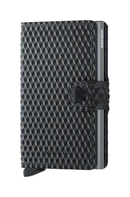 Secrid portfel skórzany Cubic Black-Titanium kolor czarny