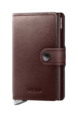 Secrid portfel skórzany kolor brązowy MDu-Dark Brown