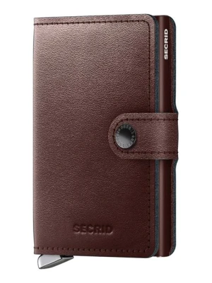 Secrid portfel skórzany kolor brązowy MDu-Dark Brown