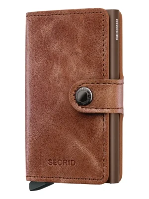 Secrid portfel skórzany kolor brązowy MV-Cognac-Brown